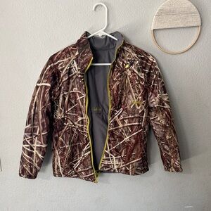 Camo Jacket with Green Accents